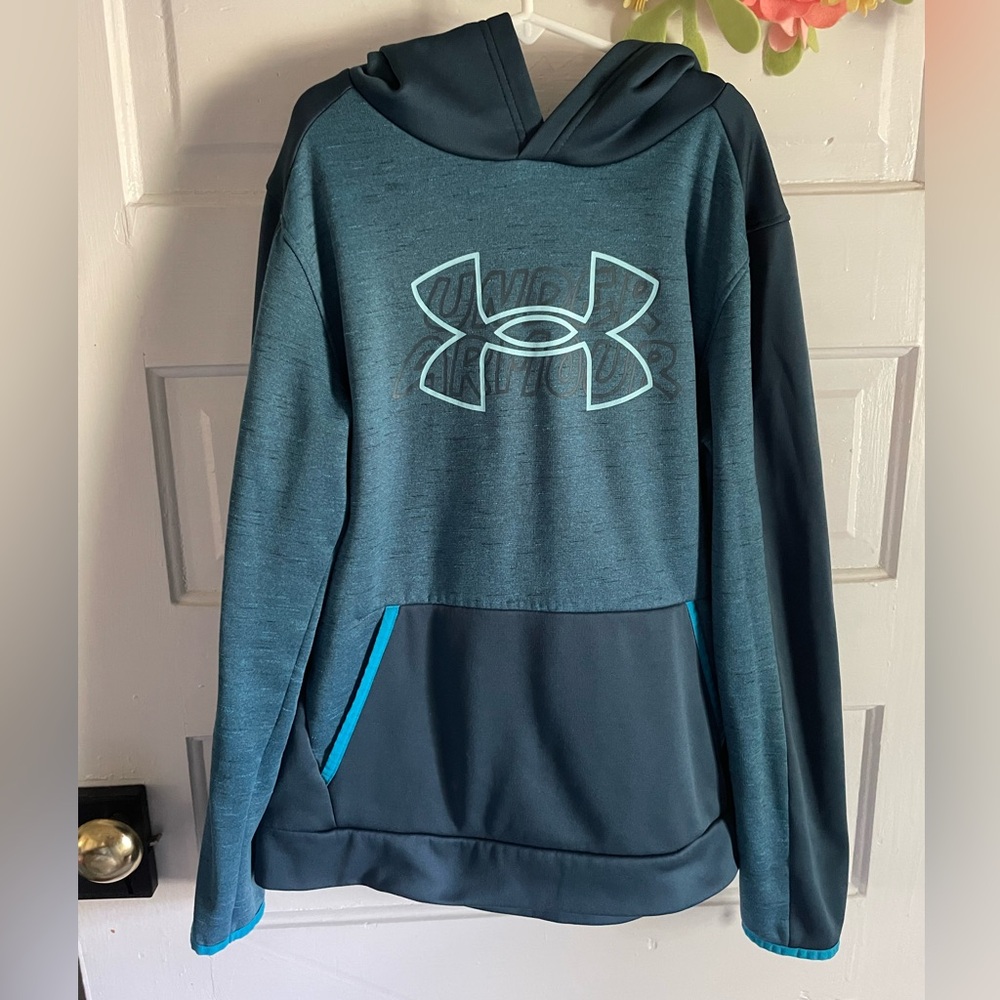 Under Armour Teal and Blue Hoodie